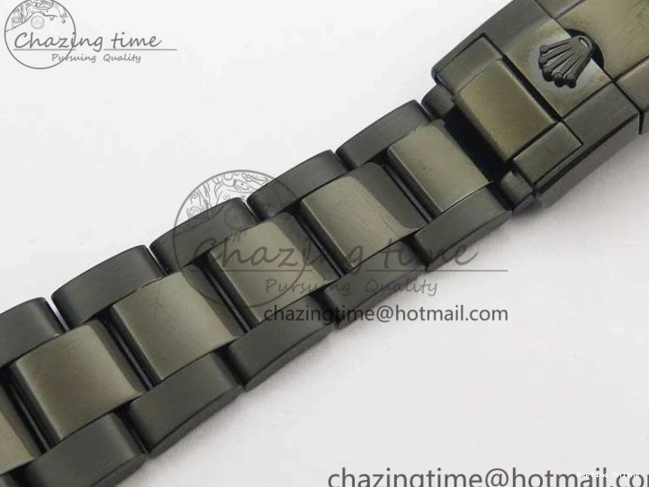 0415 Modern Daytona Kravitz YG DLC BP Maker Best Edition Black Dial On DLC Bracelet A4130 (Free Leather Strap) 3572